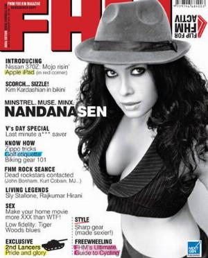Nandana Sen FHM 01.jpg FHM Hot Bollywood Magazine Covers